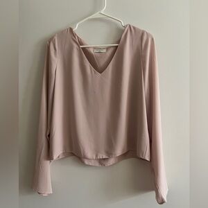 Babaton v neck blouse